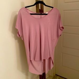 light purple top zipper back